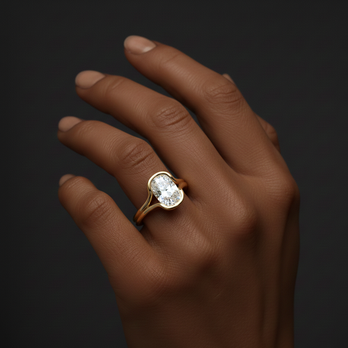 Aimee Split Shank Engagement Ring