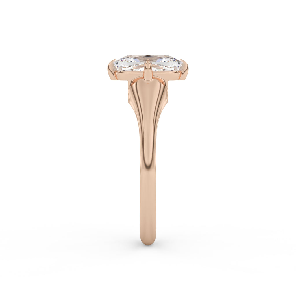Grace Elongated Cushion Engagement Ring