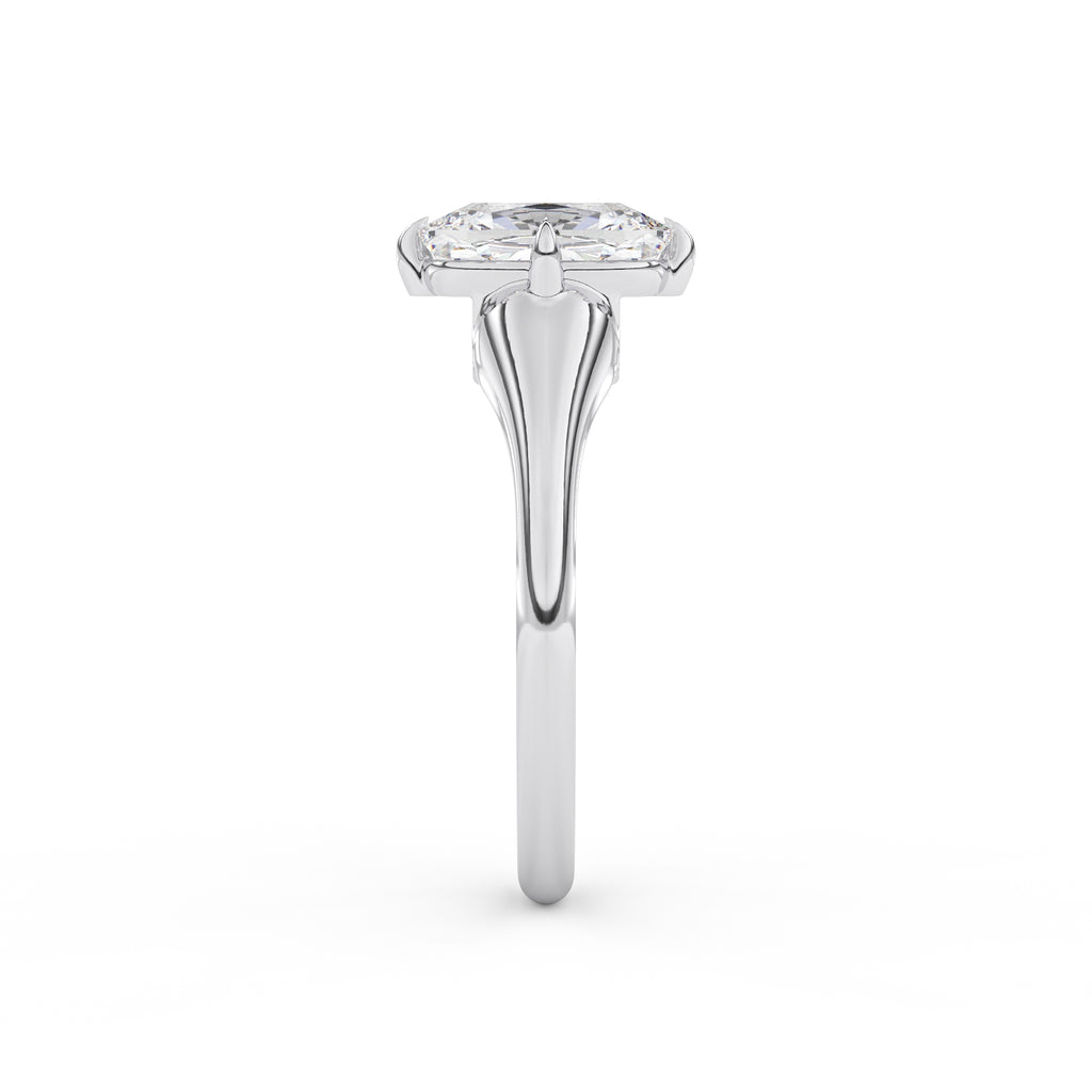 Grace Elongated Cushion Engagement Ring