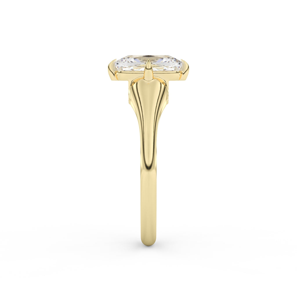 Grace Elongated Cushion Engagement Ring
