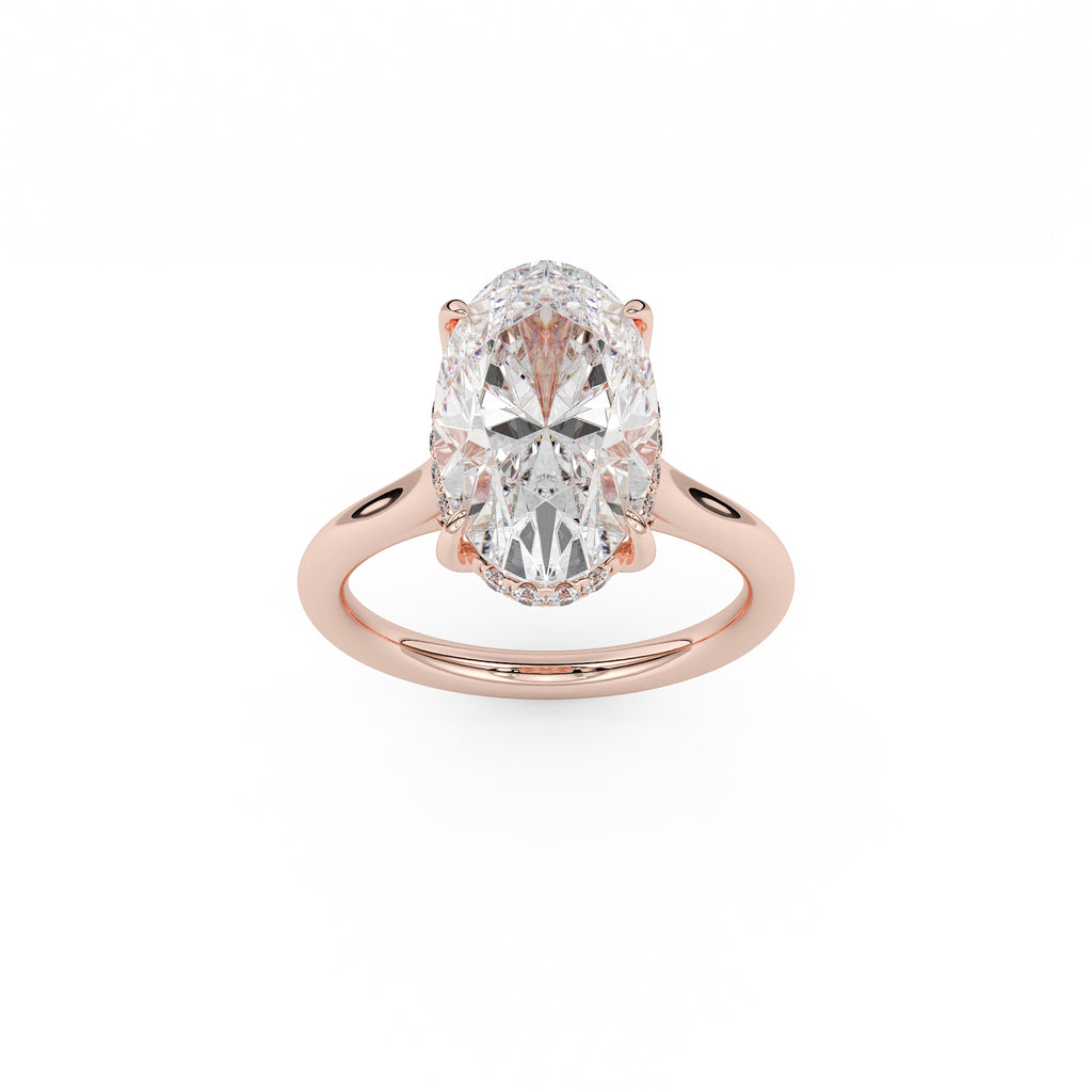 Dorthy Tulip Basket Engagement Ring