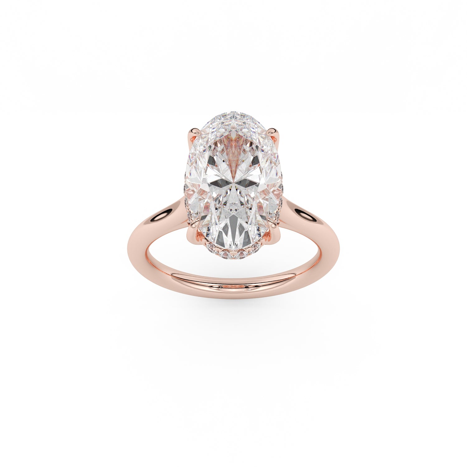 Dorthy Tulip Basket Engagement Ring