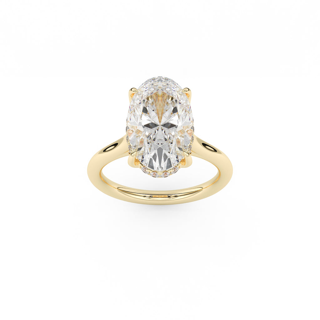 Dorthy Tulip Basket Engagement Ring