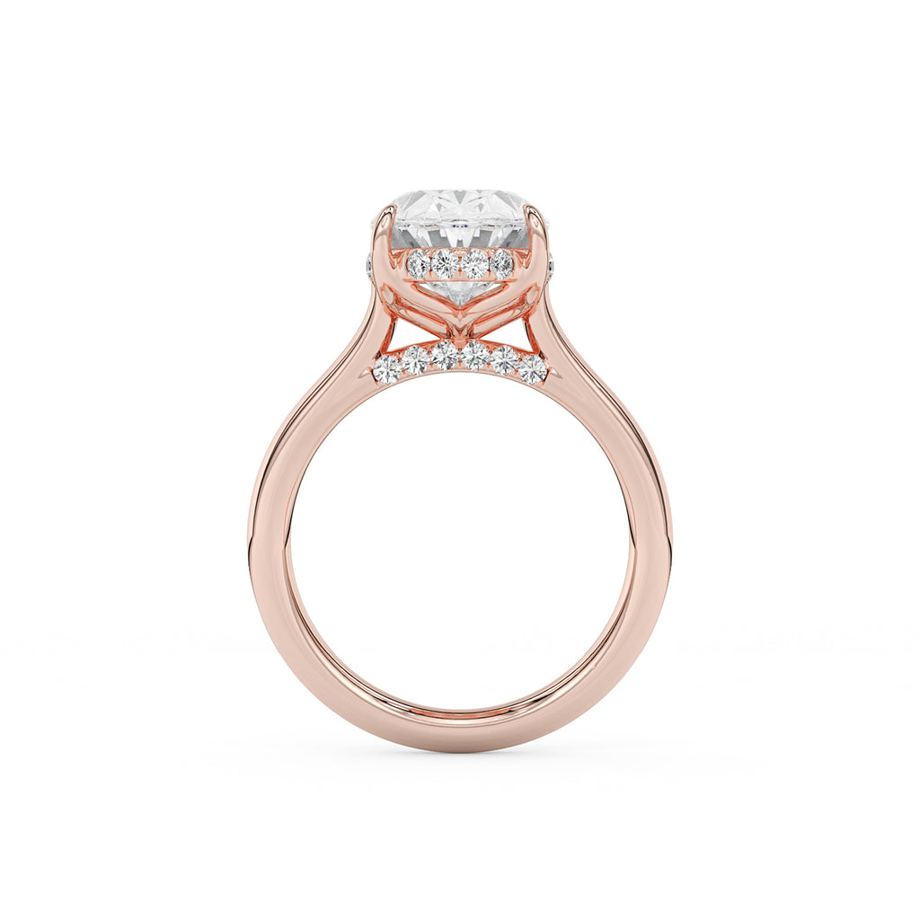 Dorthy Tulip Basket Engagement Ring