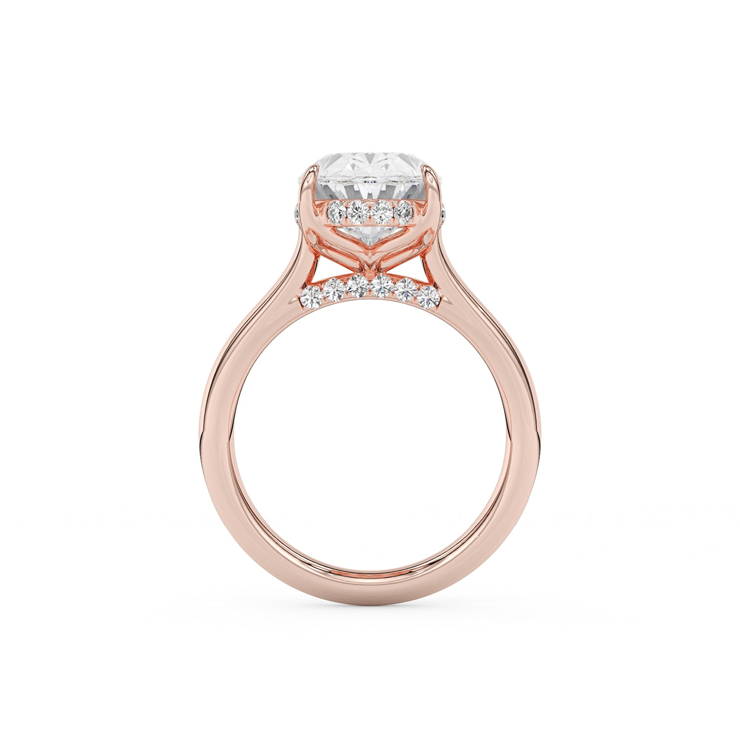 Dorthy Tulip Basket Engagement Ring
