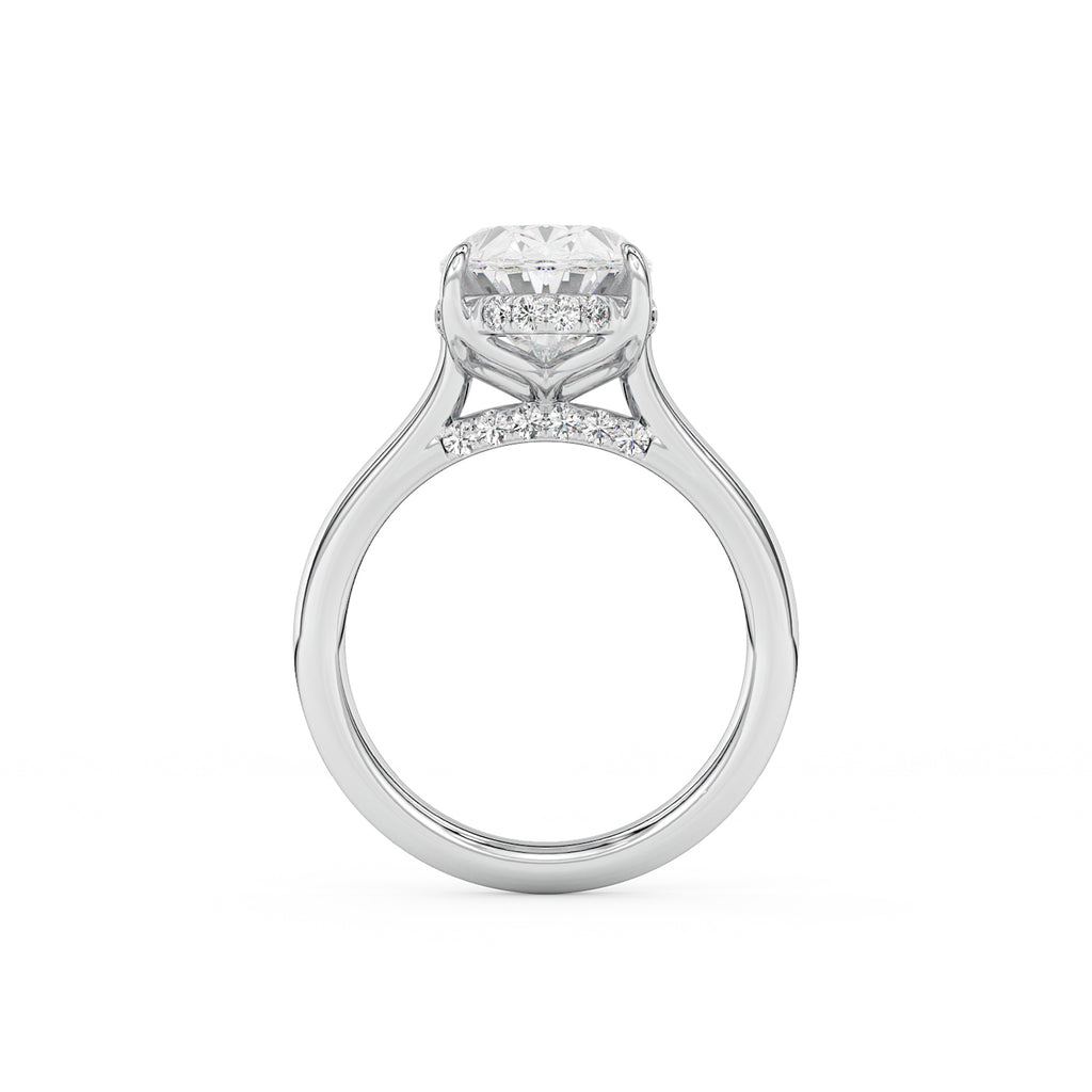 Dorthy Tulip Basket Engagement Ring