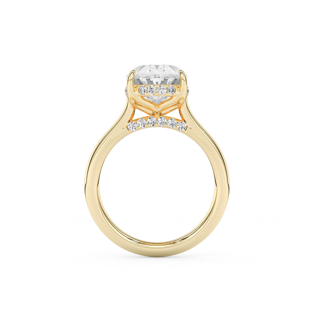 Dorthy Tulip Basket Engagement Ring