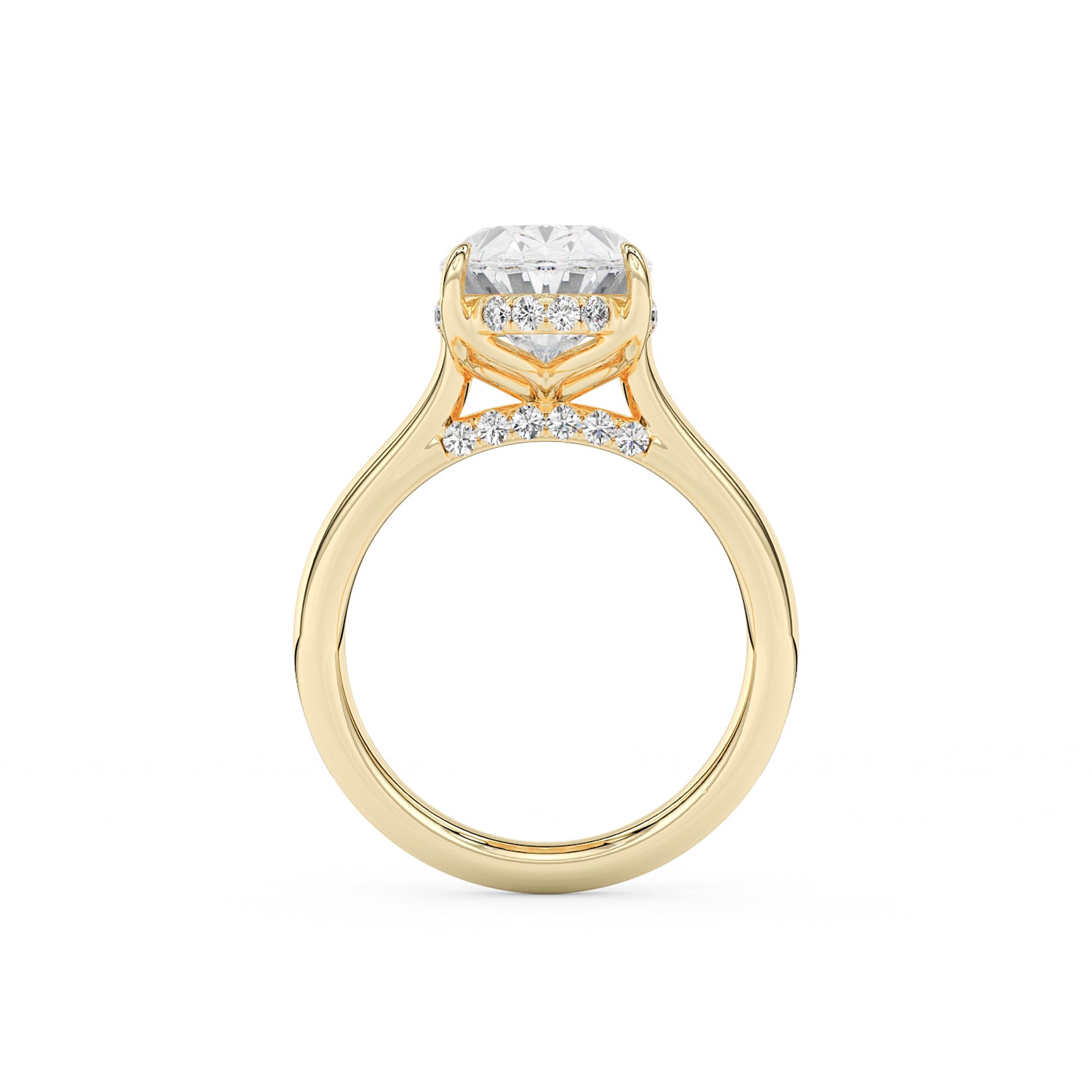 Dorthy Tulip Basket Engagement Ring