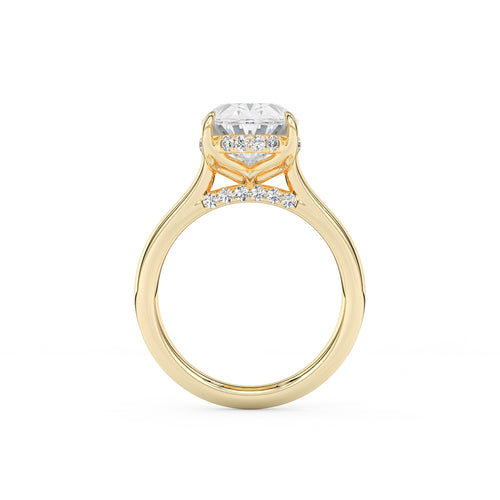 Dorthy Tulip Basket Engagement Ring