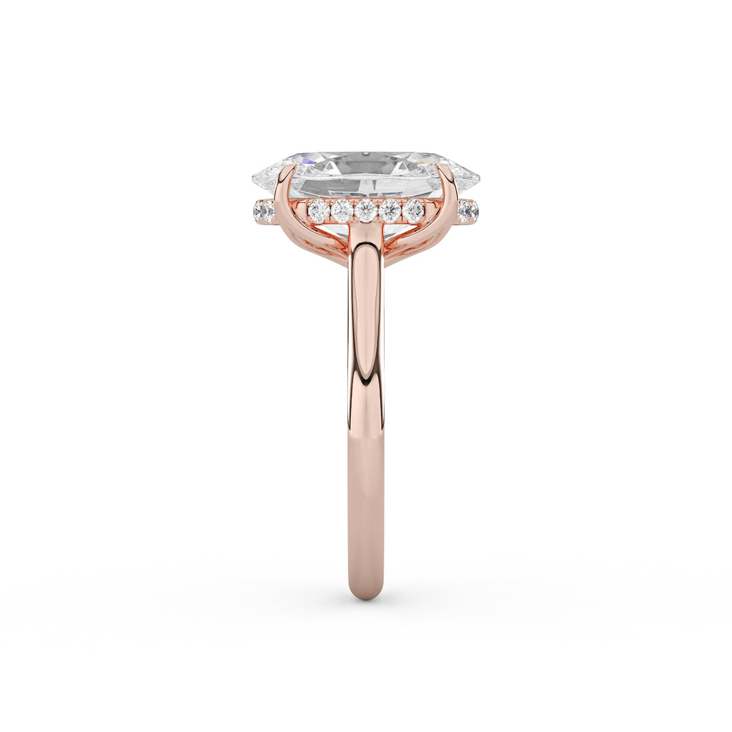 Dorthy Tulip Basket Engagement Ring