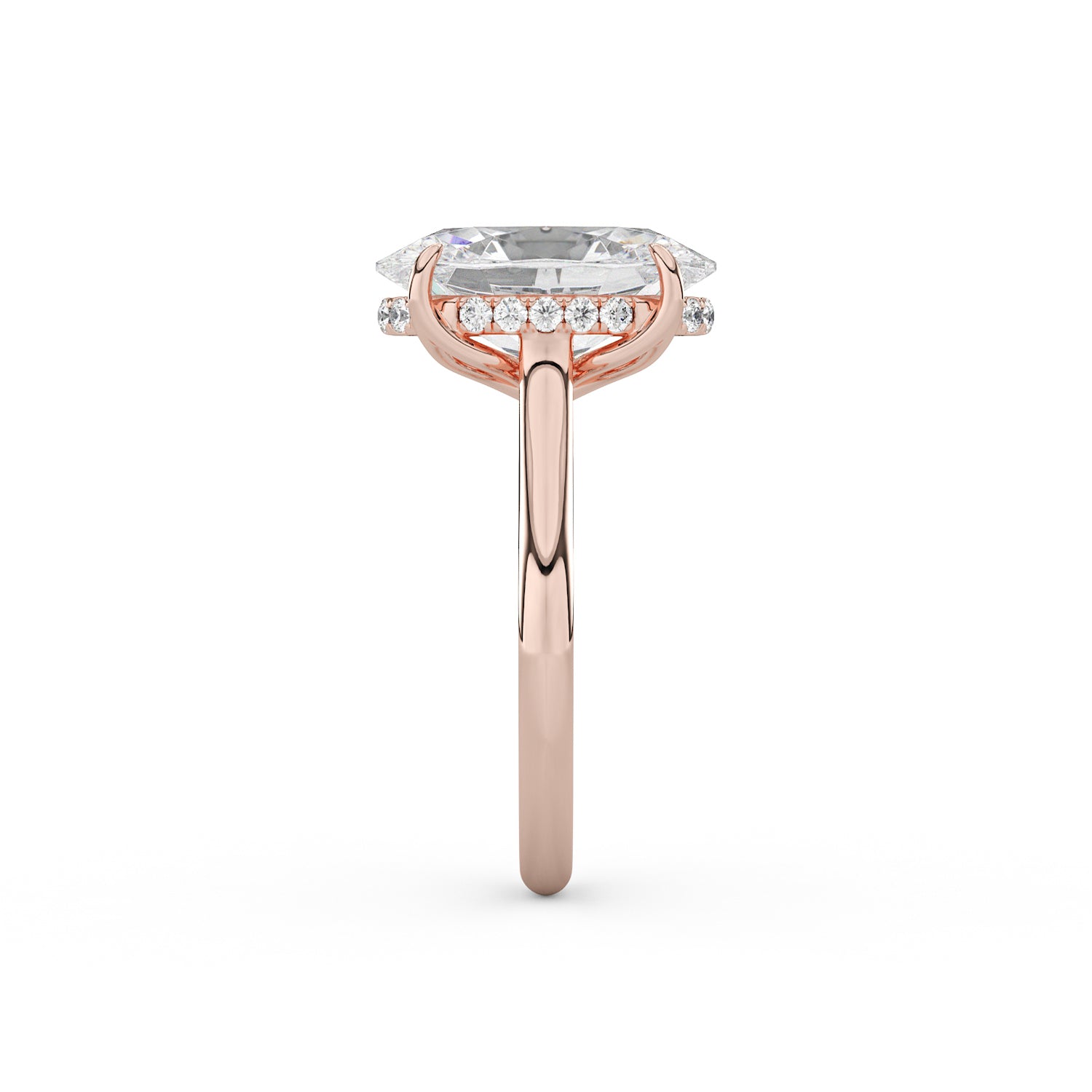 Dorthy Tulip Basket Engagement Ring