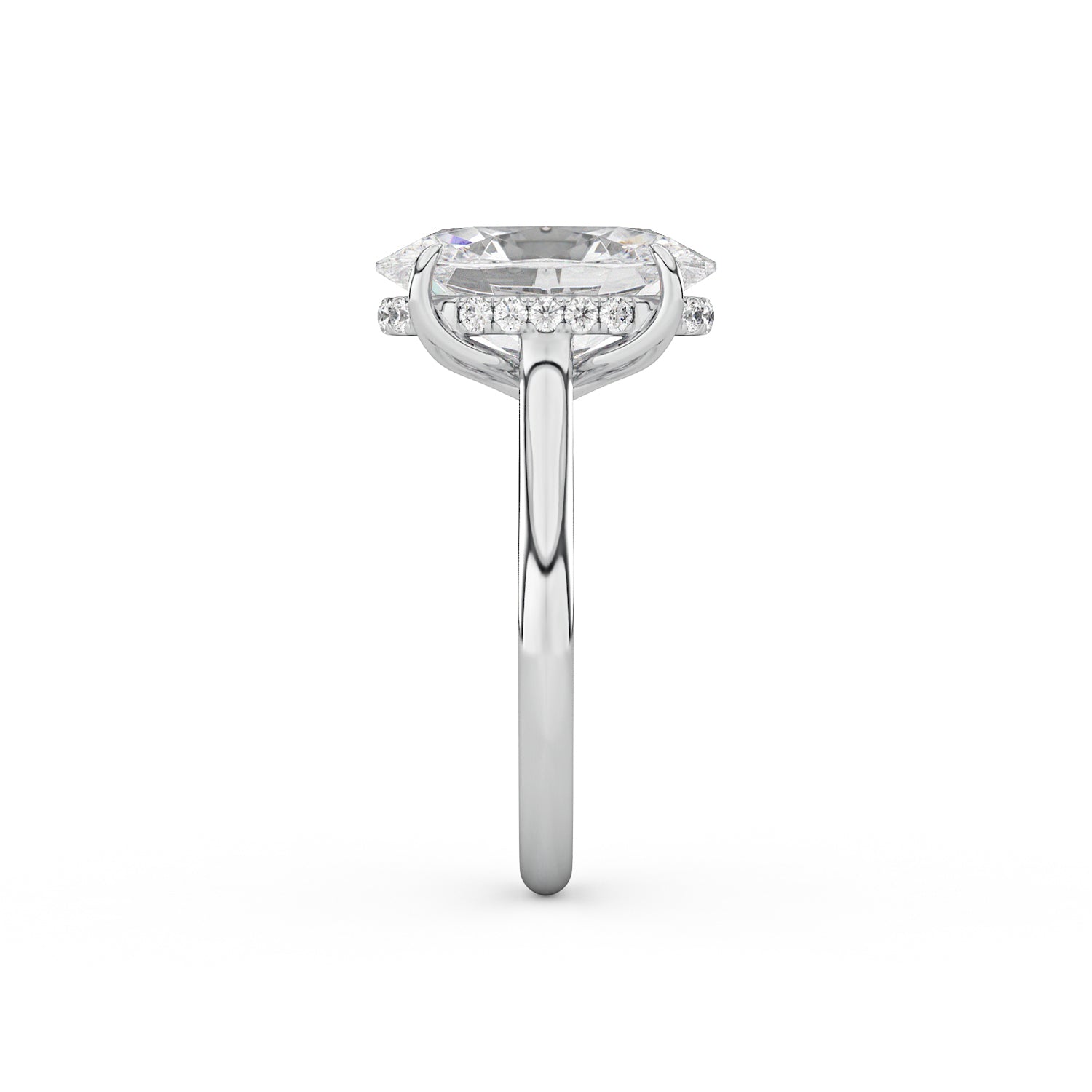 Dorthy Tulip Basket Engagement Ring