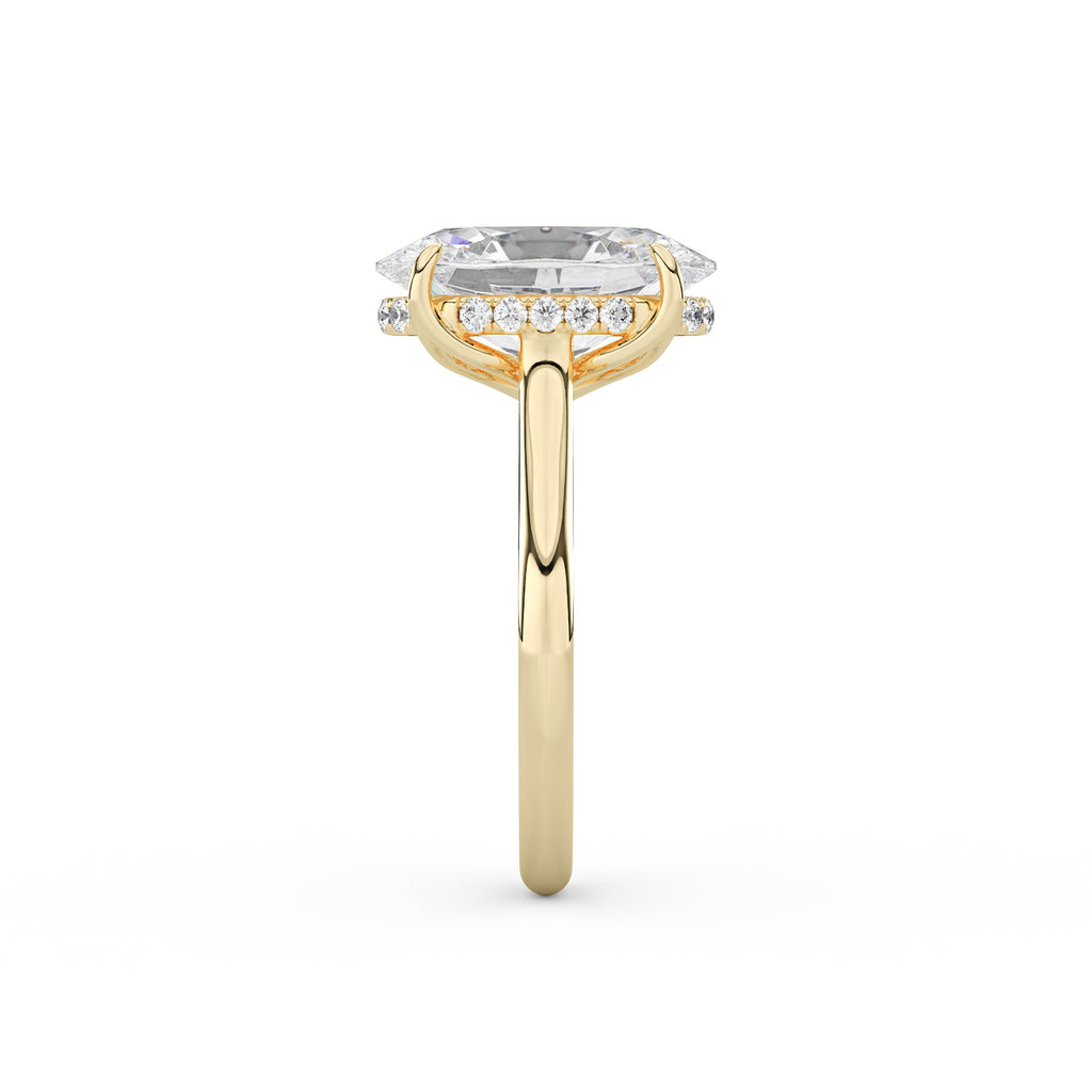 Dorthy Tulip Basket Engagement Ring
