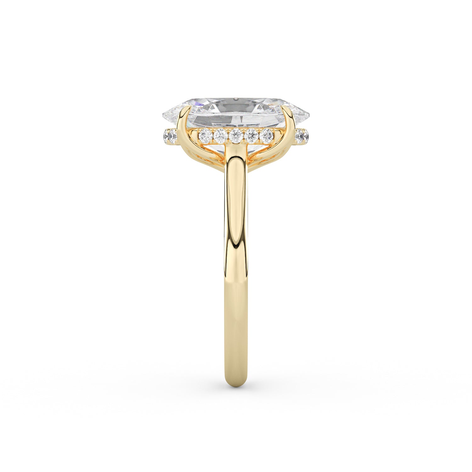 Dorthy Tulip Basket Engagement Ring