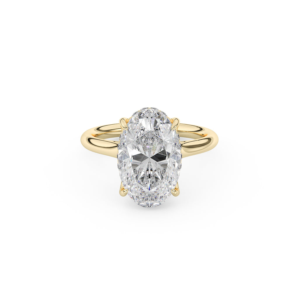 Dorthy Tulip Basket Engagement Ring
