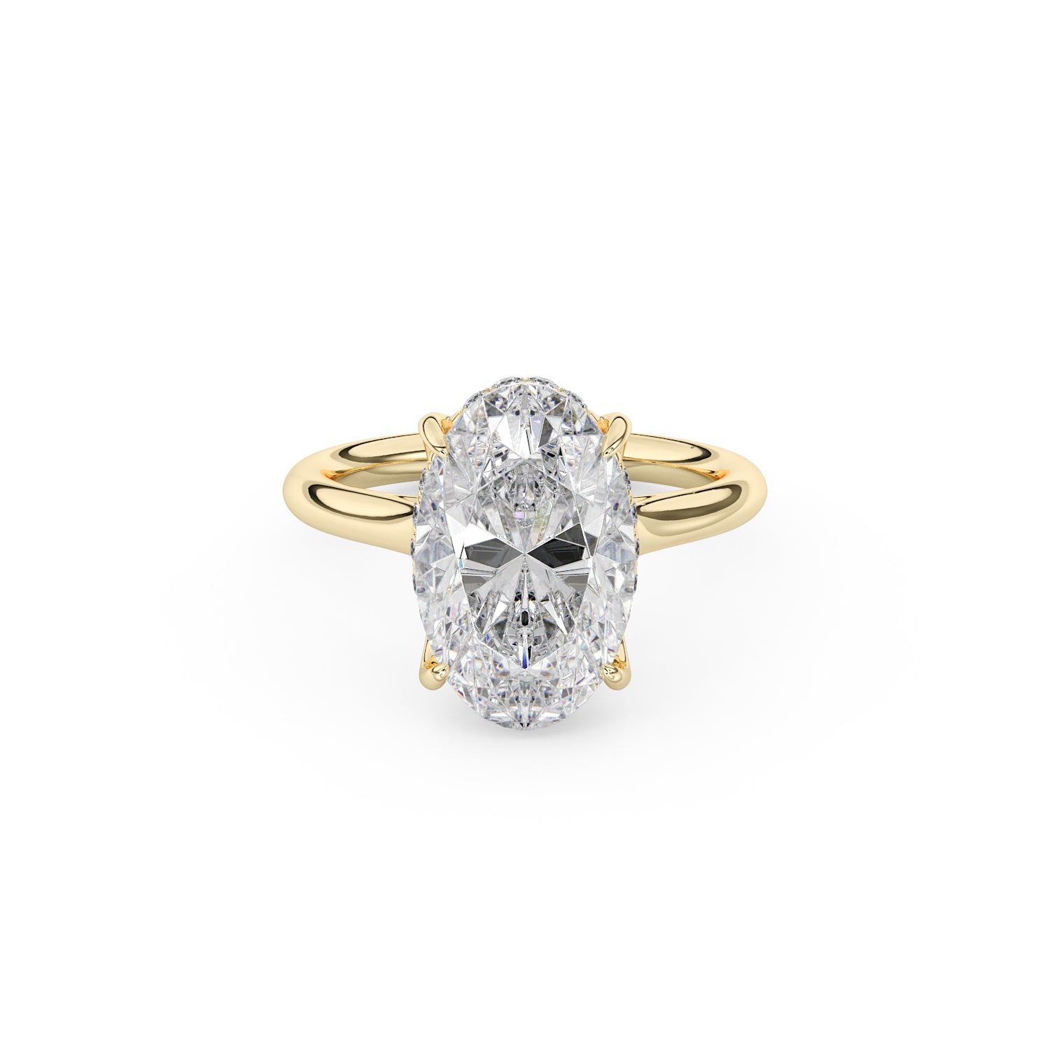 Dorthy Tulip Basket Engagement Ring