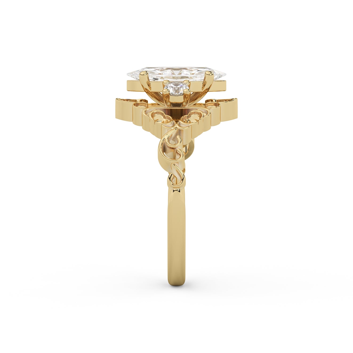 Giselle Marquise Fantasy Engagement Ring