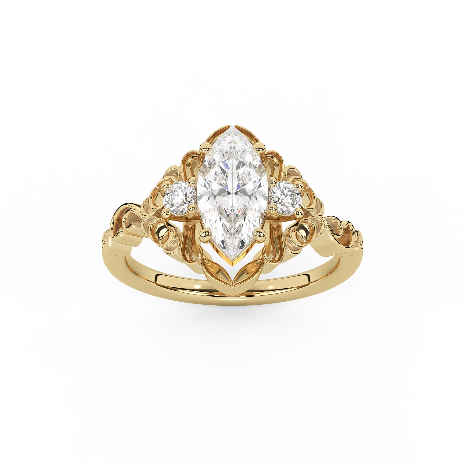 Giselle Marquise Fantasy Engagement Ring