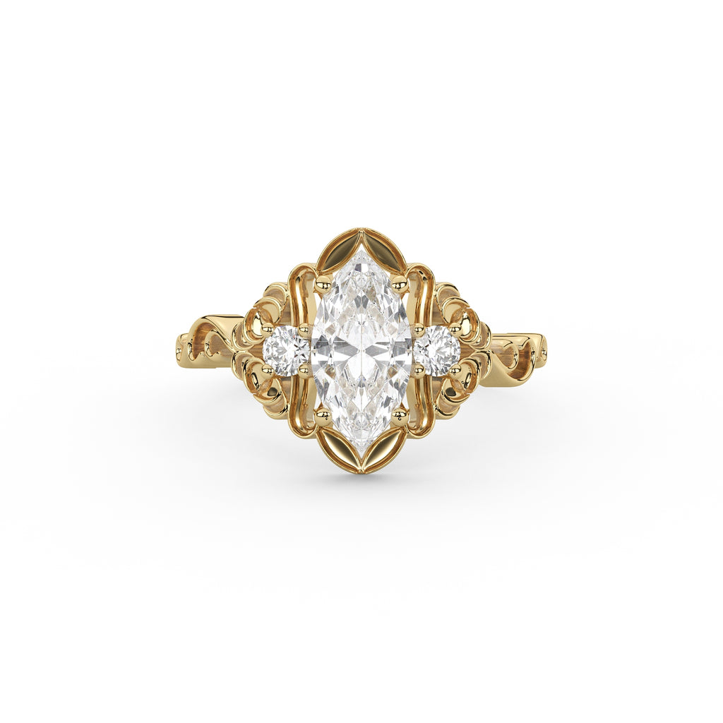 Giselle Marquise Fantasy Engagement Ring