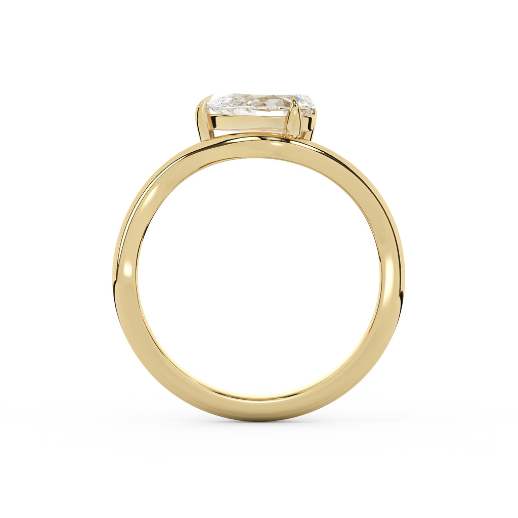 Cali Pinky Pear Ring