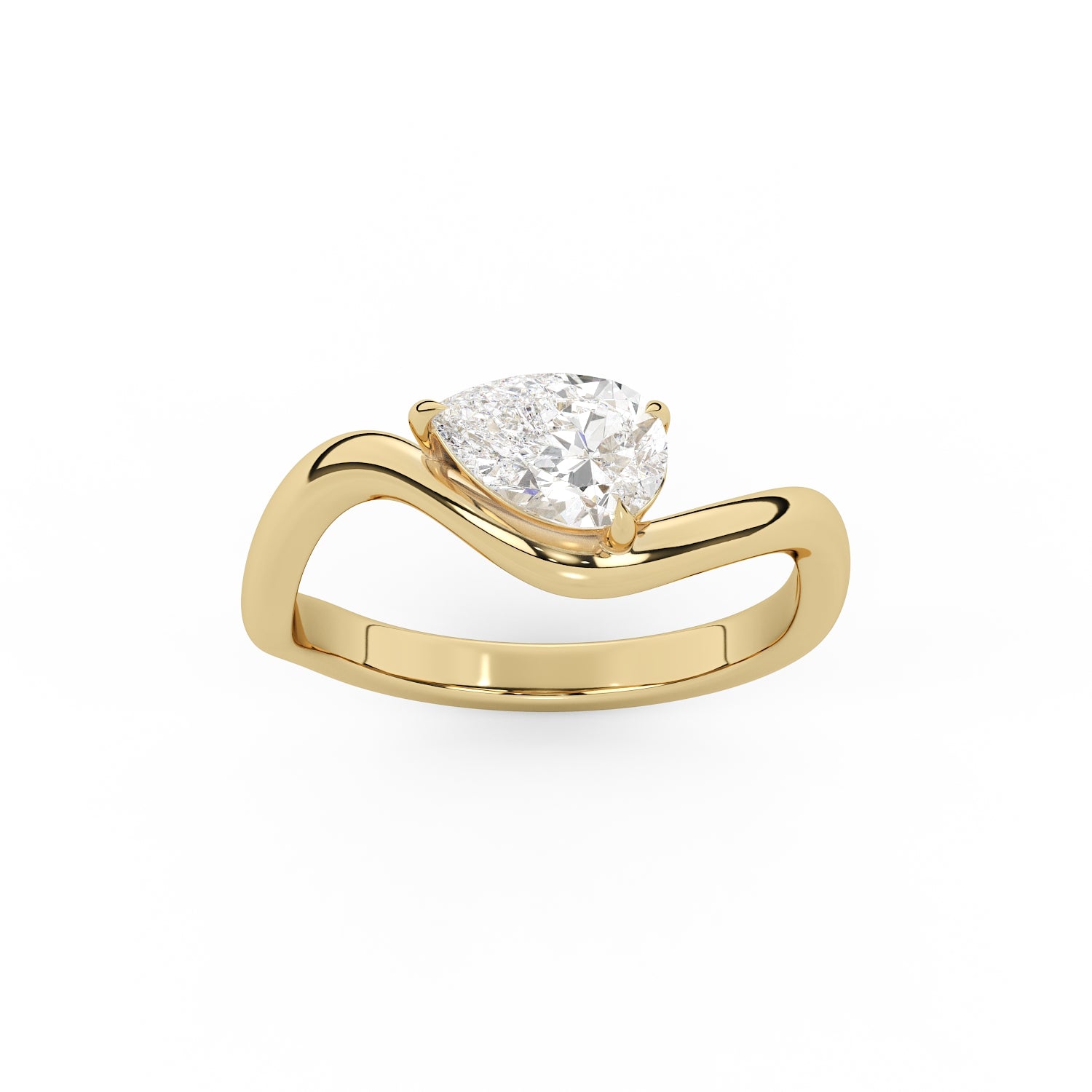 Cali Pinky Pear Ring