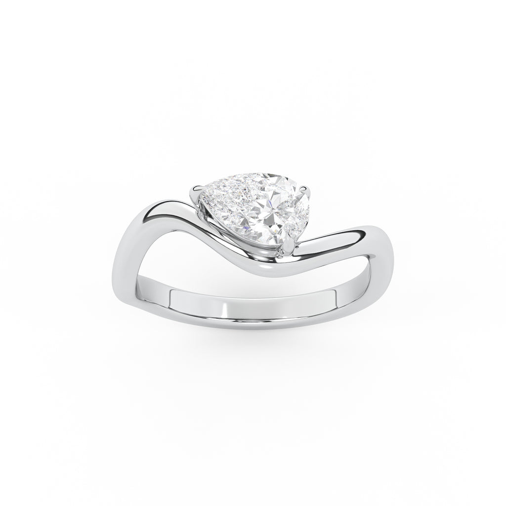 Cali Pinky Pear Ring