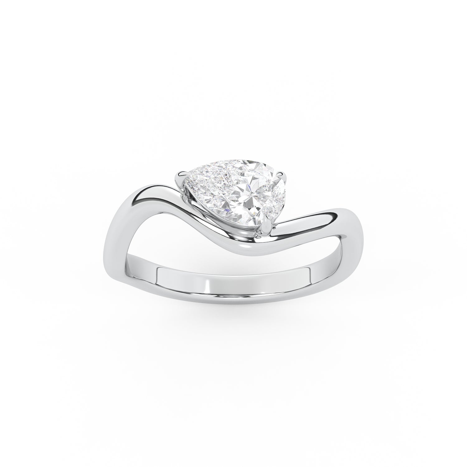 Cali Pinky Pear Ring