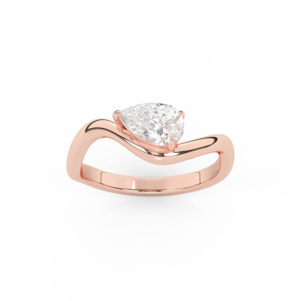 Cali Pinky Pear Ring