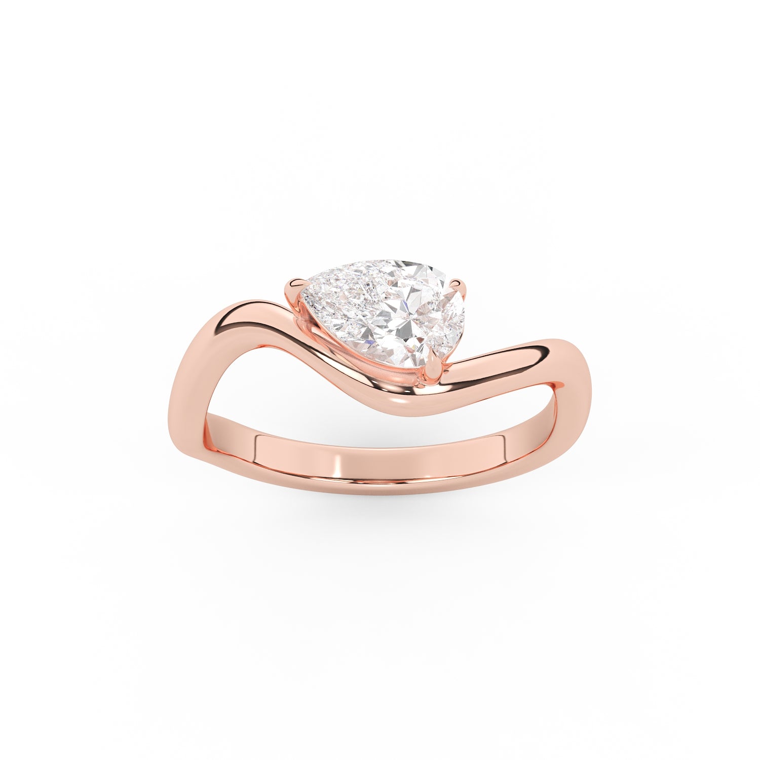 Cali Pinky Pear Ring