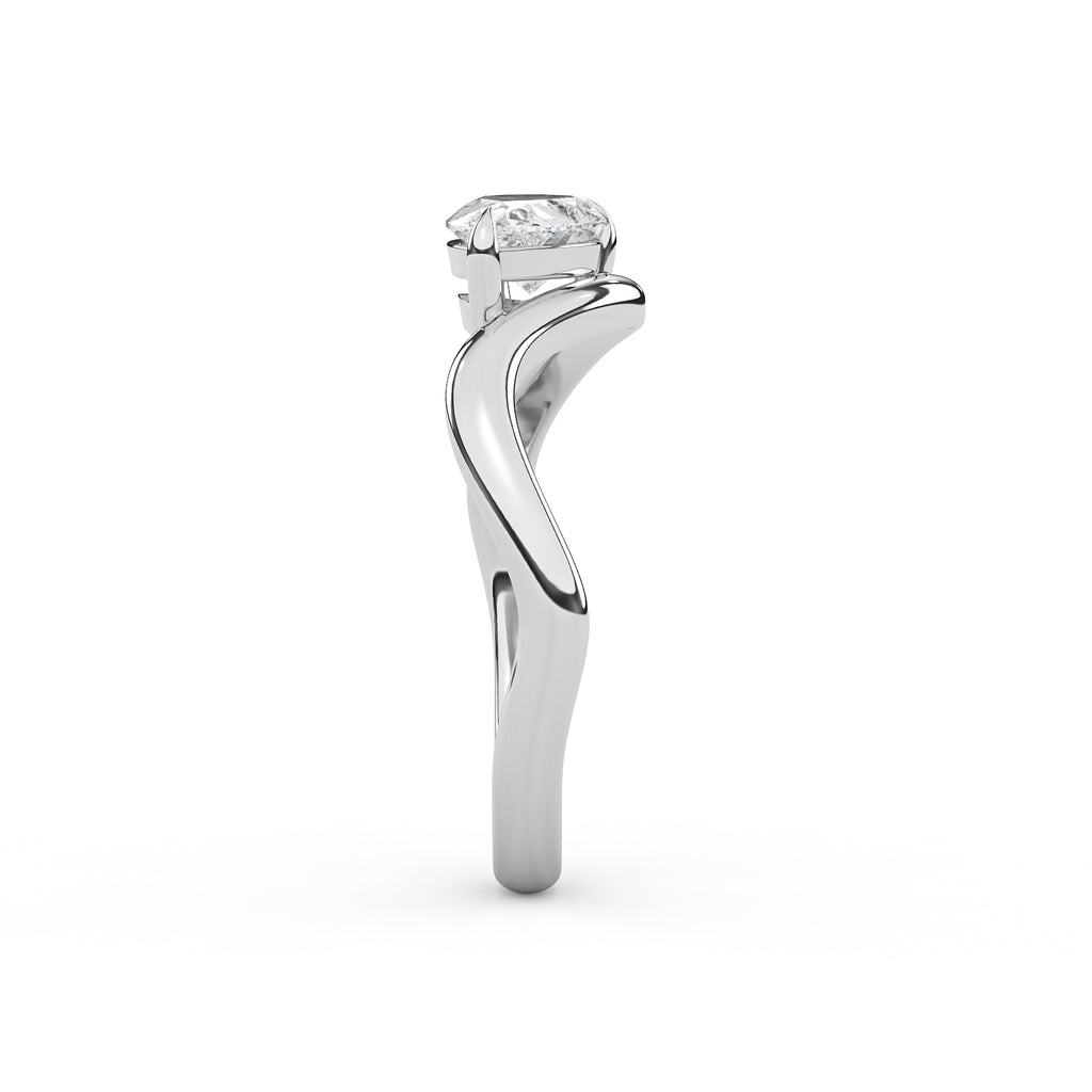 Cali Pinky Pear Ring