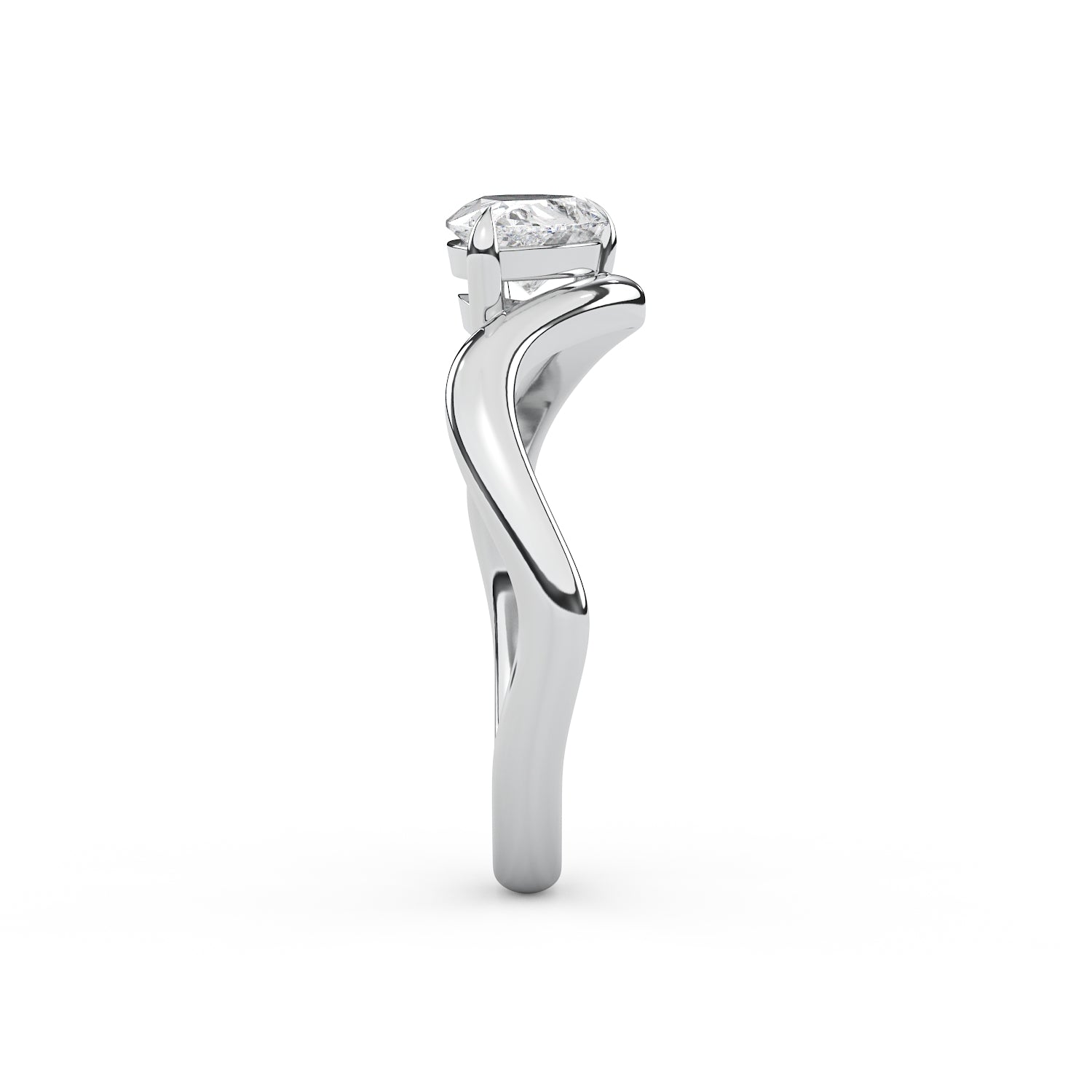 Cali Pinky Pear Ring