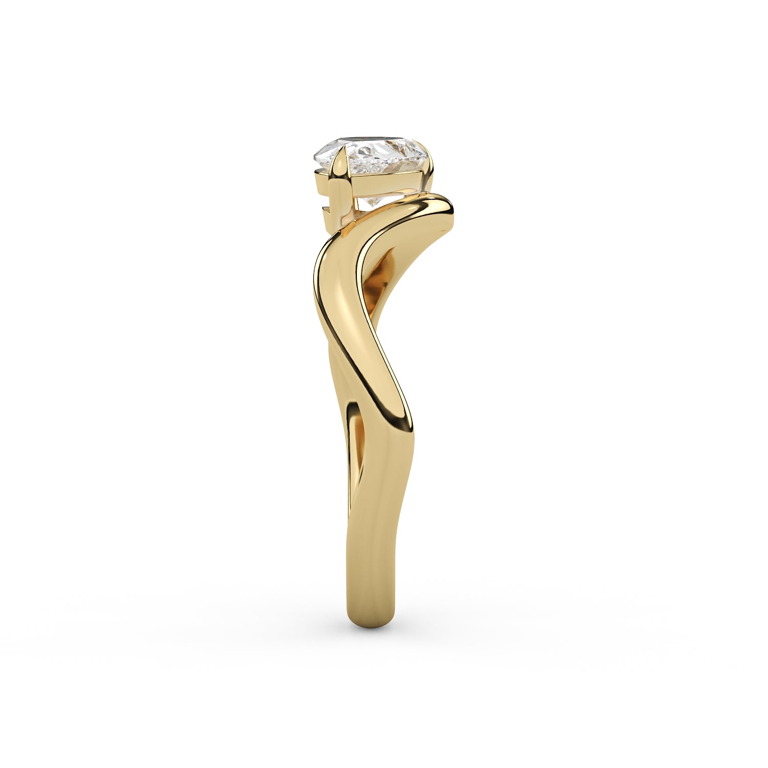 Cali Pinky Pear Ring
