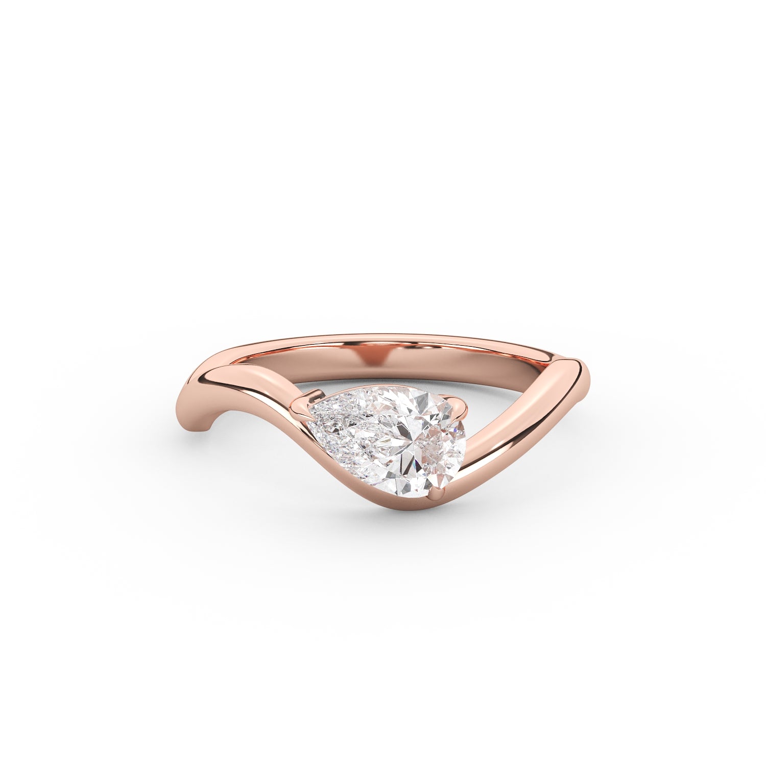 Cali Pinky Pear Ring