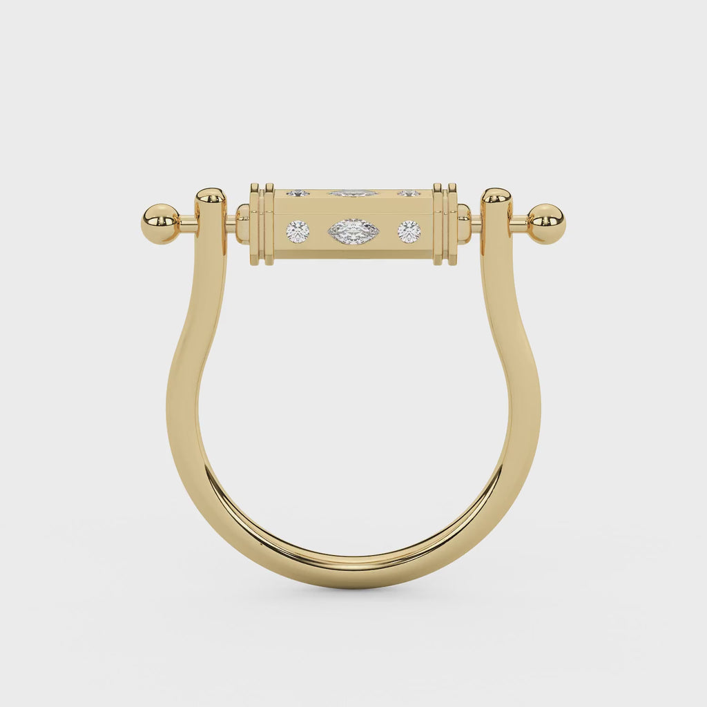 Kathleen Marquise Spinning Ring