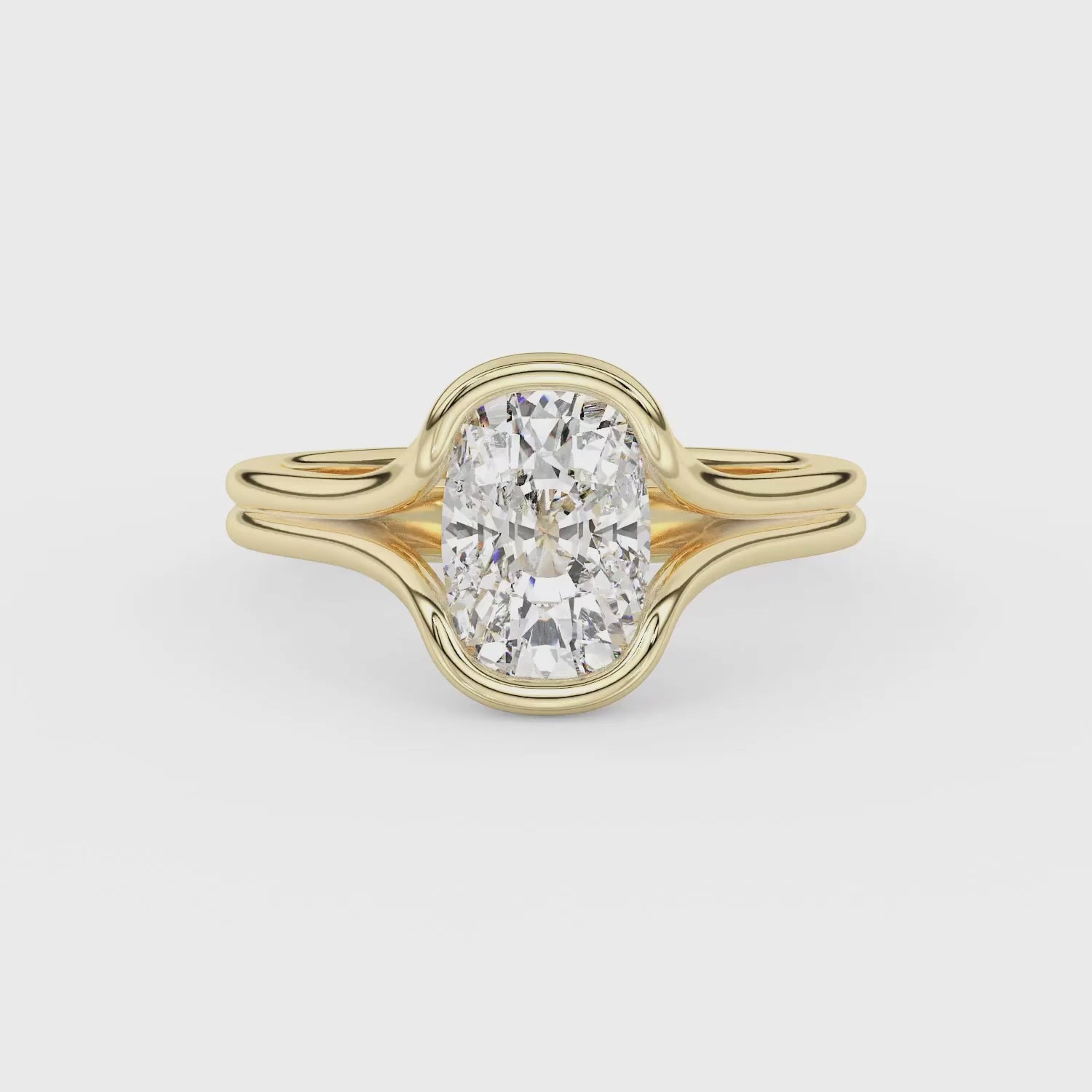 Aimee Split Shank Engagement Ring