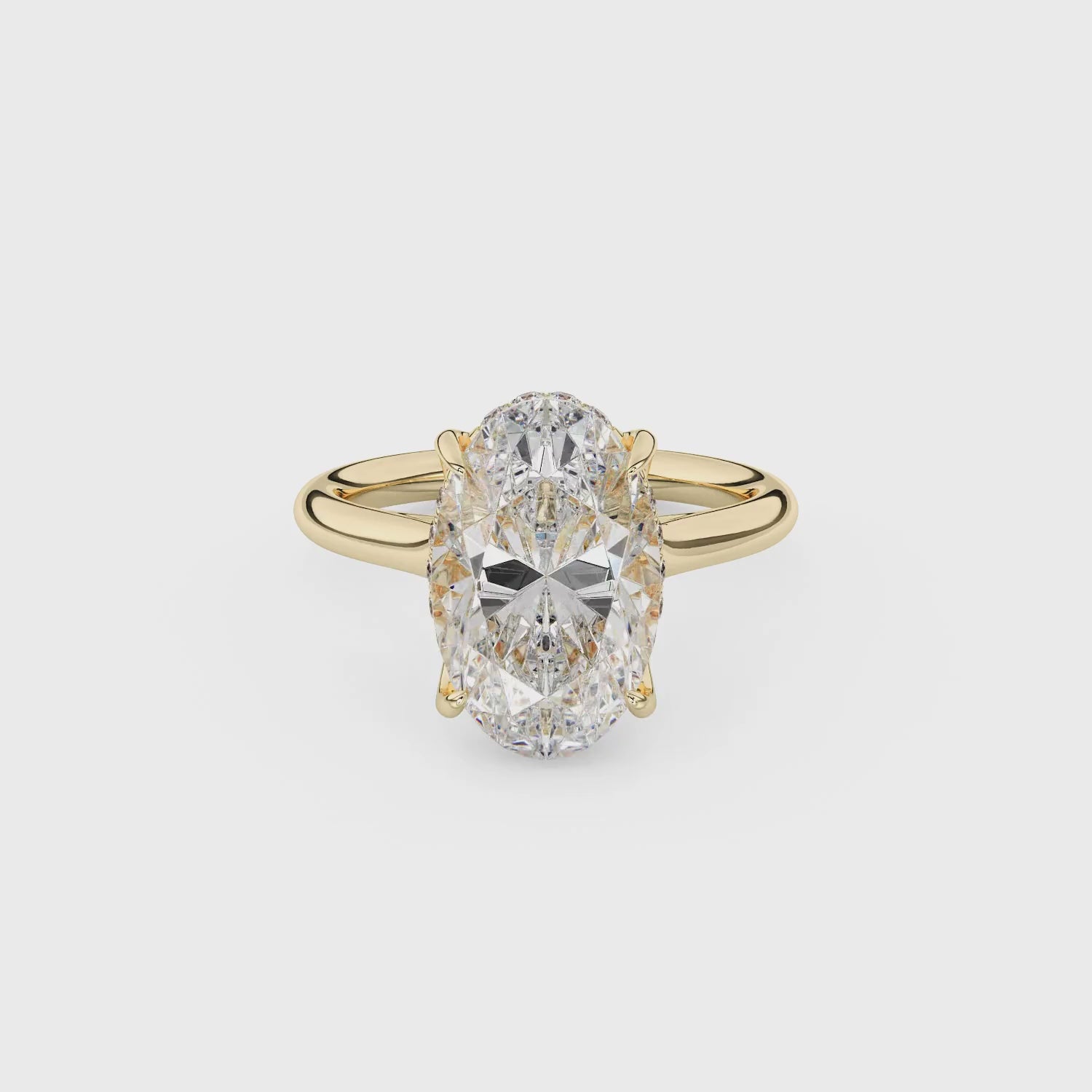 Dorthy Tulip Basket Engagement Ring