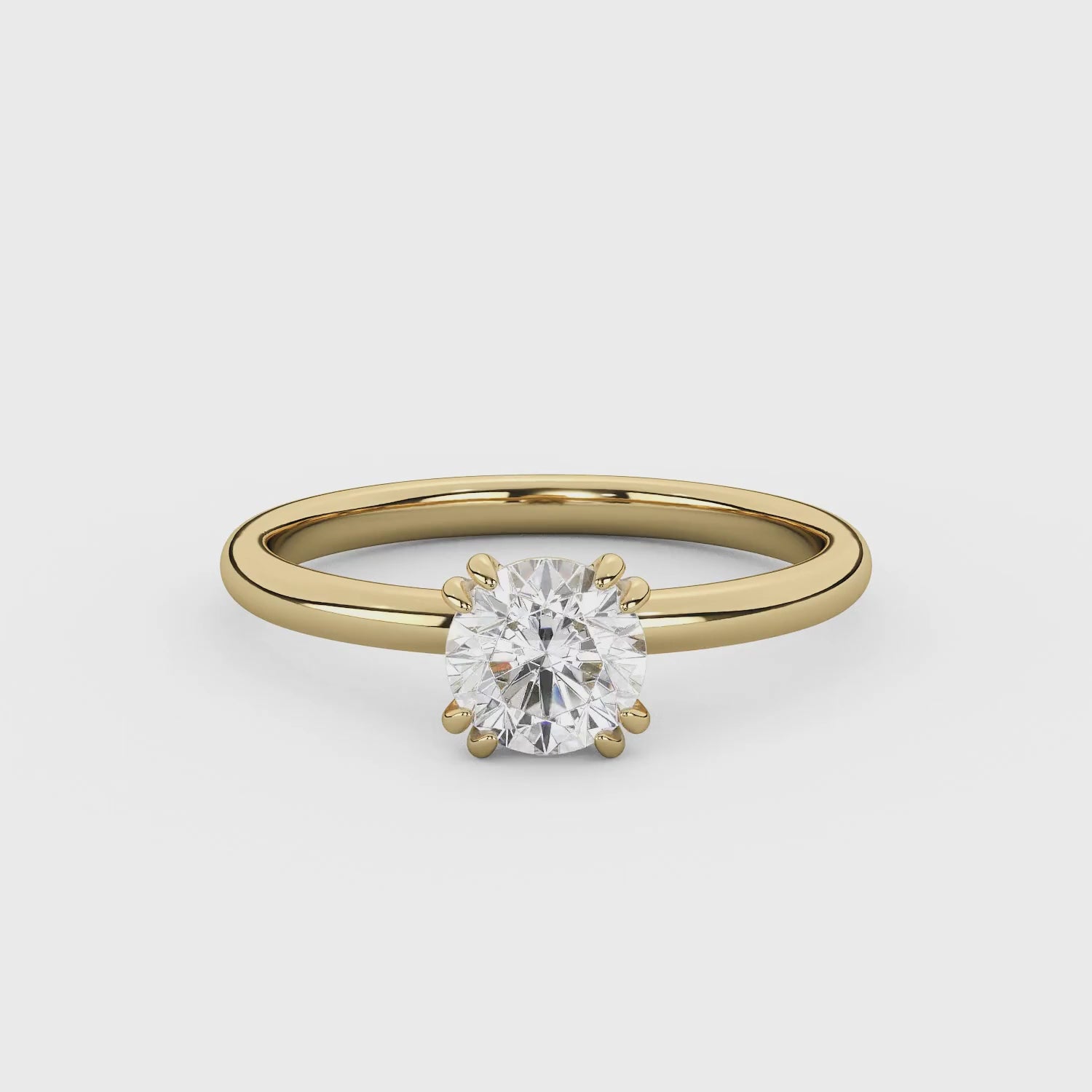 Elizabeth Signature Diamond Solitaire Engagement Ring